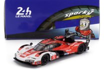 Spark-model Porsche 963 9rd 4.6l Turbo V8 Team Porsche Penske Motorsport N 5 6th 24h Le Mans 2024 Matt Campbell - Michael Christensen - Frederic Makowiecki 1:64 Červená Bílá Černá