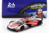 Spark-model Porsche 963 9rd 4.6l Turbo V8 Team Porsche Penske Motorsport N 6 4th 24h Le Mans (pole Position) 2024 Kevin Estre - Andre Lotterer - Laurens Vanthoor 1:64 Červená Bílá Černá