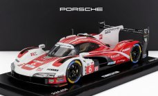 Spark-model Porsche 963 9rd 4.6l Turbo V8 Team Porsche Penske Motorsport N 6 4th 24h Le Mans (pole Position) 2024 Kevin Estre - Andre Lotterer - Laurens Vanthoor - Con Vetrina - With Showcase 1:18 Červená Bílá Černá