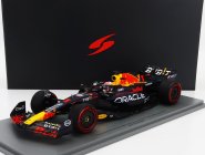 Spark-model Red bull F1  Rb19 Team Oracle Red Bull Racing N 1 World Champion (40th Career Victory) Winner Spain Gp 2023 Max Verstappen 1:18 Matt Blue