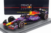 Spark-model Red bull F1  Rb19 Team Oracle Red Bull Racing N 11 3rd Las Vegas Usa Gp 2023 Sergio Perez 1:43 Fialová Žlutá Červená