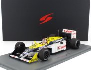 Spark-model Williams F1  Fw11b Honda N 6 World Champion Winner Gp Monza Italy 1987 Nelson Piquet 1:18 Modrá Žlutá Bílá