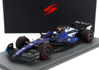Spark-model Williams F1  Fw45 Team Williams Racing N 23 (800th Gp) British Gp 2023 Alexander Albon 1:18 Blue