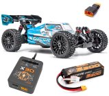 RC auto SPIRIT NXT RR BRUSHLESS buggy (vč. LiPo a nabíječe), modrá
