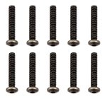 Šrouby, M2,5x14mm s půlkulatou imbusouvou hlavou
