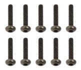 Šrouby, M2x10mm s půlkulatou imbusouvou hlavou