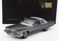 Stamp-models Cadillac Coupe De Ville 1976 1:18 Šedá Bílá