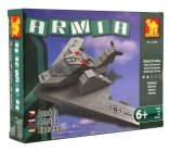 Stavebnice Ausini 22506 Letadlo F2 - kostky rozměrově shodné s Lego