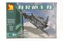 Stavebnice Ausini 22603 Letadlo F-117 - kostky rozměrově shodné s Lego