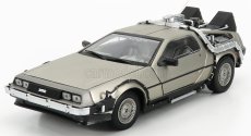 Sun-star De lorean Time Machine - Back To The Future 1 - Ritorno Al Futuro 1 1:18 Silver