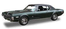 Sun-star Mercury Cougar Xr7g Coupe 1968 1:18 August Green