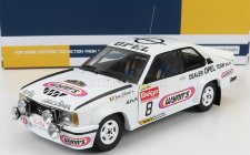 Sun-star Opel Ascona 400 (night Version) N 8 2nd Rally Bianchi 1981 G.colsoul - A.lopes 1:18 Bílá