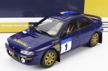 Sun-star Subaru Impreza 555 N 1 Winner Rally Hong Kong Beijijng 1994 P.bourne - T.sircombe 1:18 Blue