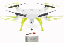 Dron Syma X5HW, bílá + náhradní baterie