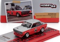 Tarmac Datsun 510 N 74 Racing 2023 1:64 Červená Bílá