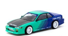 Tarmac Nissan Silvia (s13) Falken Tires 1989 1:64 Zelená Modrá