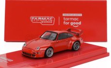 Tarmac Porsche 911 993 Rwb Coupe 1973 - Remastered By Gunther Werks 1:64 Red
