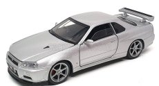 Tayumo Nissan Gt-r (r34) Coupe V-spec Ii 1999 1:32 Silver
