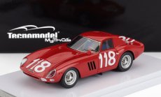 Tecnomodel Ferrari 250 Gto 64 3.0l V12 N 118 Targa Florio 1965 Clemente Ravetto - Gaetano Starabba 1:43 Red
