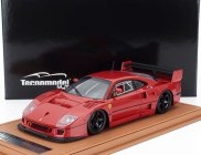 Tecnomodel Ferrari F40 Lm Press Version 1996 - Black Rims - Con Vetrina - With Showcase 1:18 Red
