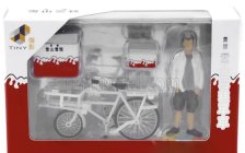 Tiny toys Bicycle Ice Cream Bicycle 1:35 Bílá