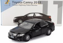 Tiny toys Toyota Camry Taiwan Police 2009 1:64 Black