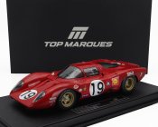 Topmarques Ferrari 312p 3.0l V12 Coupe Team Sefac N 19 24h Le Mans Dirty Version 1969 Chris Amon – Peter Schetty 1:18 Red