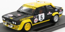 Topmarques Fiat 131 Abarth N 5 Winner Rally Tour De Corse 1977 B.darniche - A.mahe 1:18 Modrá Žlutá