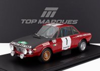 Topmarques Lancia Fulvia Hf 1600 Coupe (night Version) N 1 Winner Rally Du Maroc 1972 Simo Lampinen - Solve Andreasson 1:12 Červená Černá