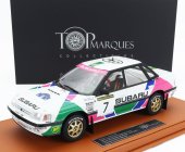 Topmarques Subaru Legacy Rs N 7 2nd Swedish Rally 1992 Colin Mcrae - Derek Ringer - Con Vetrina - With Showcase 1:18 Bílá Zelená Růžová