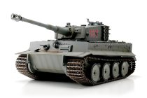 TORRO tank 1/16 RC Tiger I IR - zimní kamufláž světle šedá