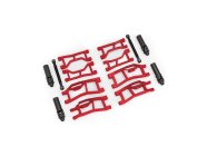 Traxxas sada závesů kol Mini Wide Maxx červená