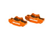 Traxxas třmen přední brzdy hliníkový oranžový (pár)