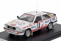 Trofeu Audi Quattro Coupe N 18 Rally Montecarlo 1987 Tchine - Gilles Thimonier 1:43 Bílá