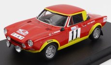 Trofeu Fiat 124 Abarth N 11 Rally Tap 1974 S.barbasio - P.sodano 1:43 Červená Žlutá