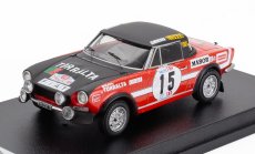 Trofeu Fiat 124 Sport 1600 Spider Closed (night Version) N 15 Rally Tap 1973 Luis Netto - Manuel Coentro 1:43 Červená Černá