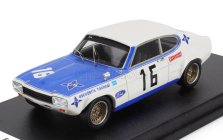 Trofeu Ford england Capri 2300 Gt N 16 Winner Rally Vila Real 1971 Jorge De Bragation 1:43 Bílá Modrá