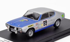 Trofeu Ford england Capri 2600 (night Version) N 69 3rd Rally Tour De Corse 1969 Jean Francais Piot - Jean Todt 1:43 Stříbrná Modrá