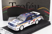 Trofeu Ford england Sierra Rs Cosworth N 42 Rally Rac Lombard 1986 Phil Collins  - Bryan Thomas 1:43 Modrá Bílá