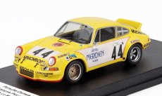 Trofeu Porsche 911 Carrera Rs Coupe N 44 24h Le Mans 1973 Jean Francois Piot - Peter Zbinder 1:43 Žlutá Bílá