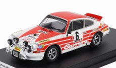 Trofeu Porsche 911 Carrera Rs Coupe (night Version) N 6 Rally Tour De Corse 1972 Bjorn Waldegaard - Hans Thorszelius 1:43 Bílá Červená