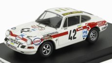 Trofeu Porsche 911s Coupe N 42 24h Le Mans 1971 Jean Mesange - Gerard Darton Merlin 1:43 Bílá Červená