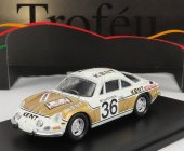 Trofeu Renault Alpine A110 N 36 Rally Ypres 1972 F.vandecaveye - W.plas 1:43 Bílé Zlato