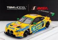 Truescale BMW 4-series M4 Gt3 3.0l Twin Turbo Team Turner Motorsport N 96 Imsa 24h Daytona 2024 Michael Dinan - Robby Foley - Patrick Gallagher - Jens Klingmann 1:43 Žlutá Modrá