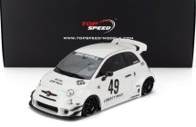Truescale Fiat 500 Abarth 595 Lb Works N 49 Abas 2024 1:18 Bílá