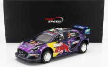 Truescale Ford england Puma Rally1 Red Bull Team M-sport Ford Wrt N 42 5th Rally Acropolis 2022 Craig Breen - Paul Nagle 1:18 Fialová Žlutá Černá