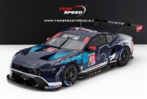 Truescale Ford usa Mustang Gt3 5.4l V8 Team Multimac Motorsport N 65 Imsa 24h Daytona 2024 Joey Hand - Dirk Muller - Frederic Vervisch 1:18 Blue