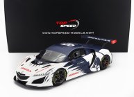 Truescale Honda Nsx Gt3 Evo Team Alpha Tauri N 0 Red Bull Formula Nurburgring 2023 Yuki Tsunoda 1:18 Bílá Modrá