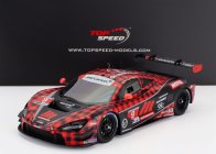 Truescale Mclaren 720s Gt3 Evo 4.0l Turbo V8 Team Pfaff Motorsport N 9 Imsa Chevrolet Grand Prix 2024 Oliver Jarvis - Marvin Kirchhofer 1:18 Červená Černá
