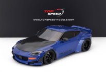 Truescale Nissan Fairlady Z (rz34) Pandem Coupe 2023 1:18 Blue
